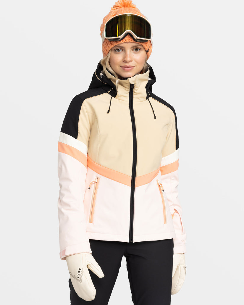 Women Roxy® Peak Chic Snowboard Jackets Pink | MAKC-91473