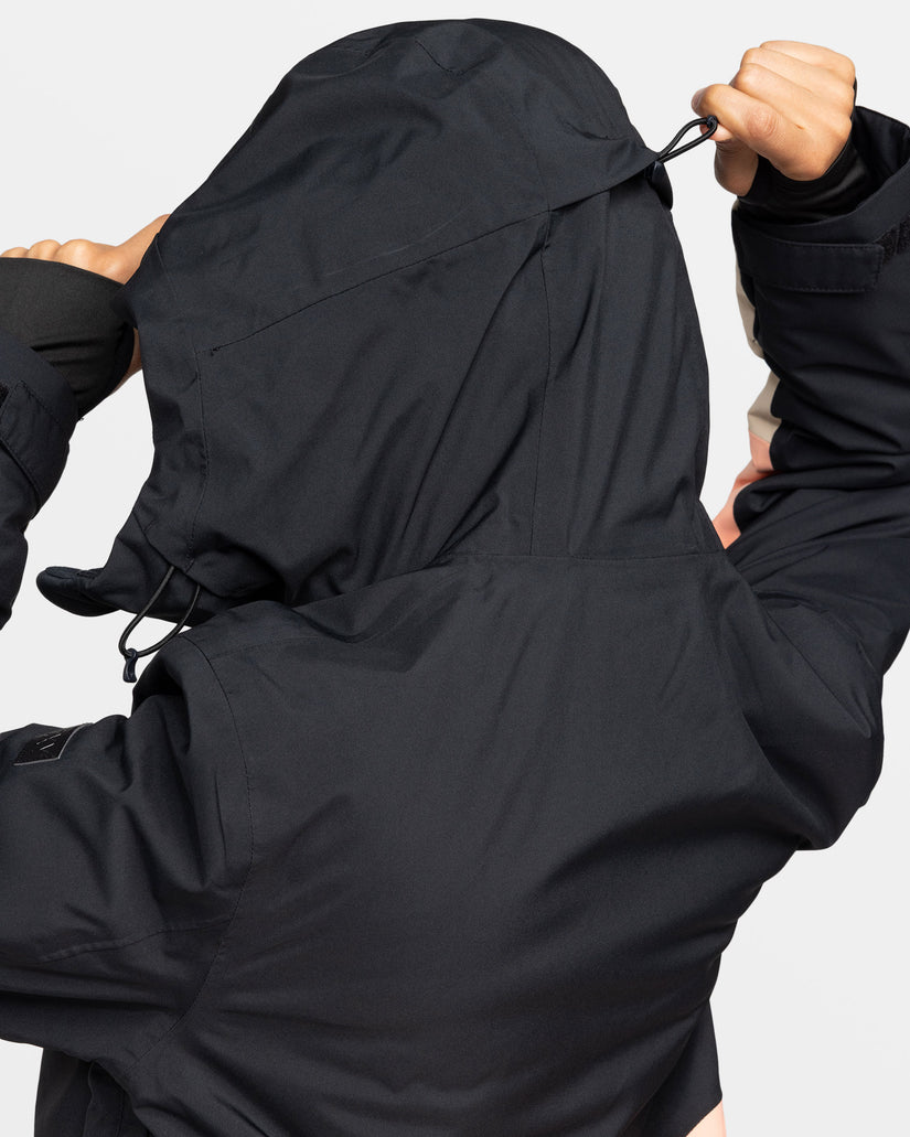 Women Roxy® Peakside Snowboard Jackets Black | YUXS-61048