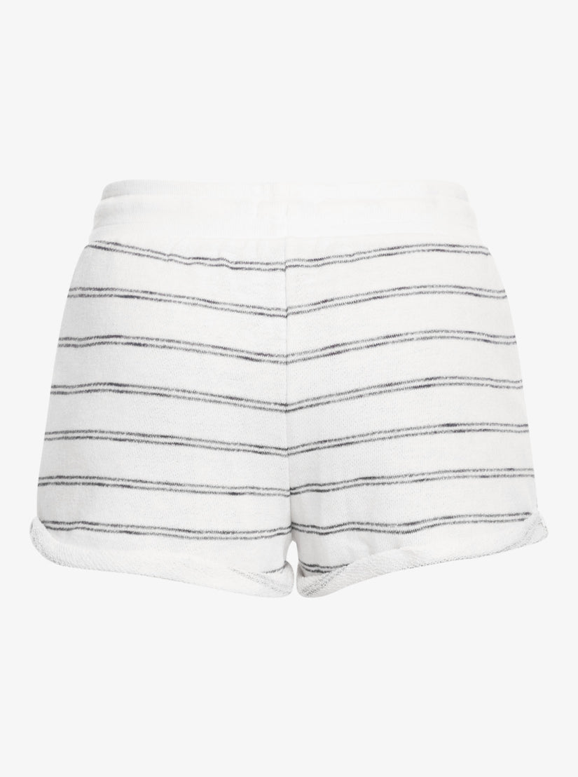 Women Roxy® Perfect Wave Sweat Shorts White | NUAQ-72915
