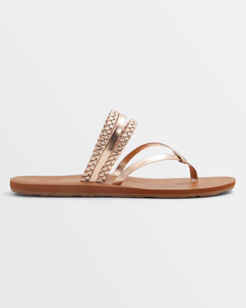 Women Roxy® Piper Sandals Brown | BVIU-69053