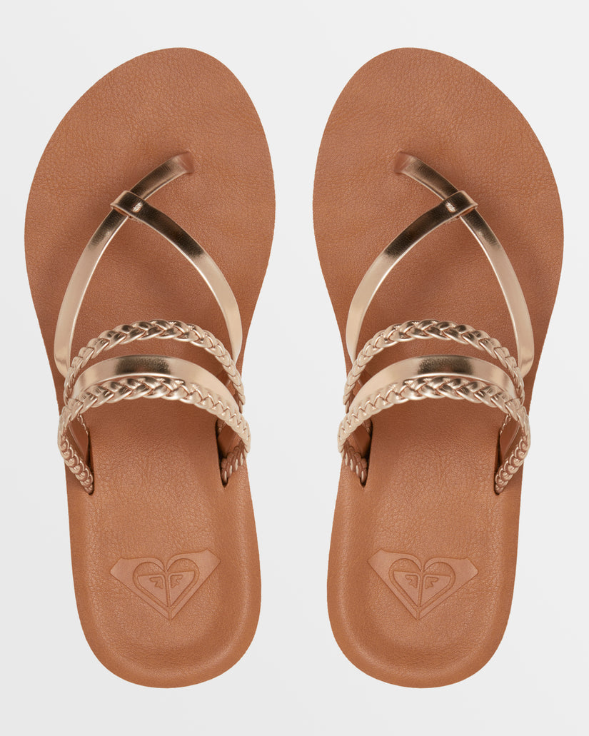 Women Roxy® Piper Sandals Brown | BVIU-69053