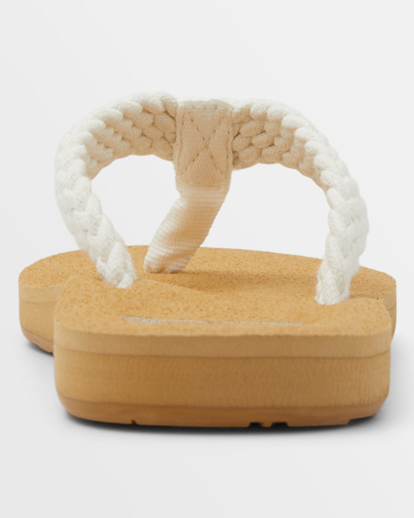 Women Roxy® Porto IV Flip Flops Beige | IDUW-69582