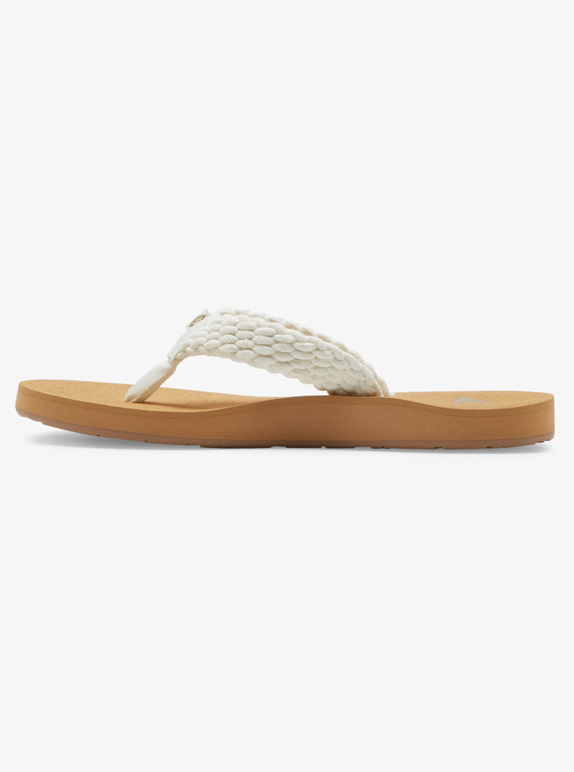 Women Roxy® Porto IV Flip Flops Beige | IDUW-69582