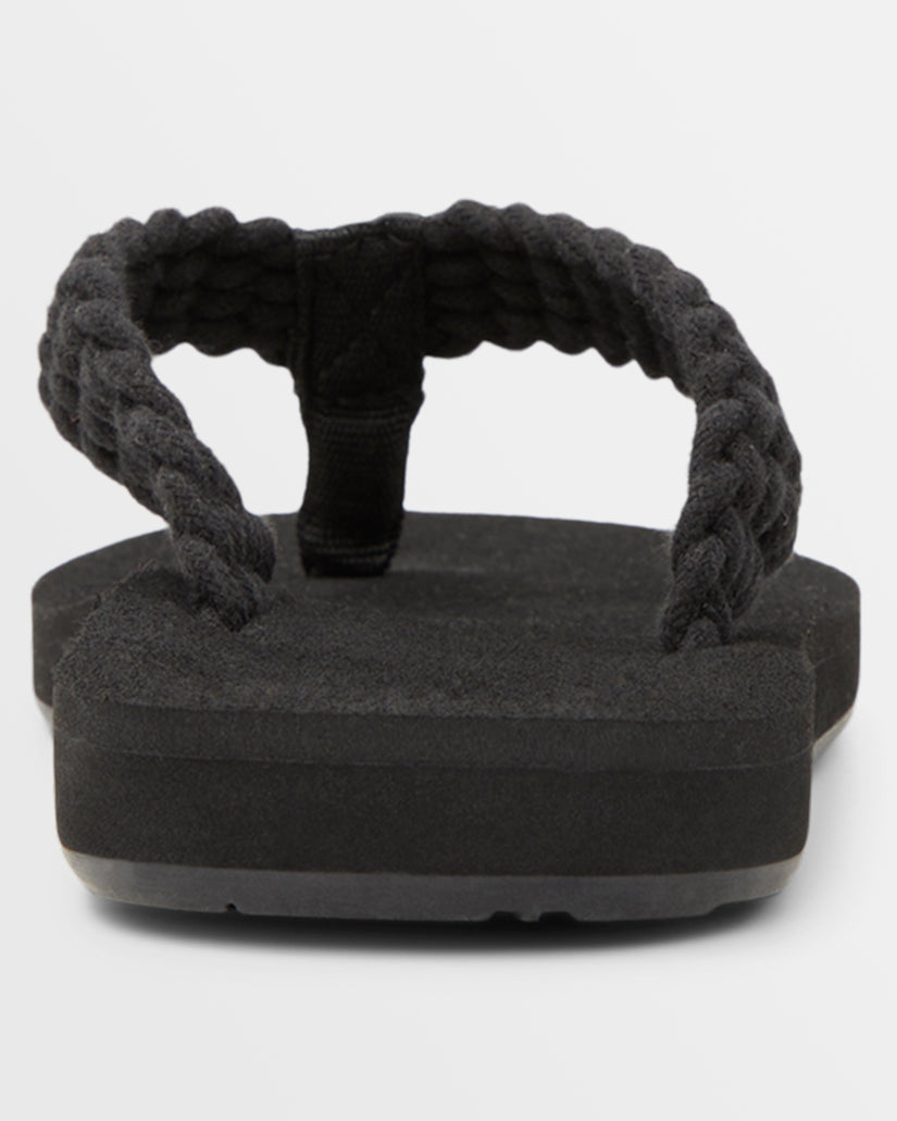 Women Roxy® Porto IV Sandals Black | UBTL-86902