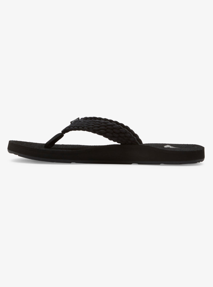 Women Roxy® Porto IV Sandals Black | UBTL-86902