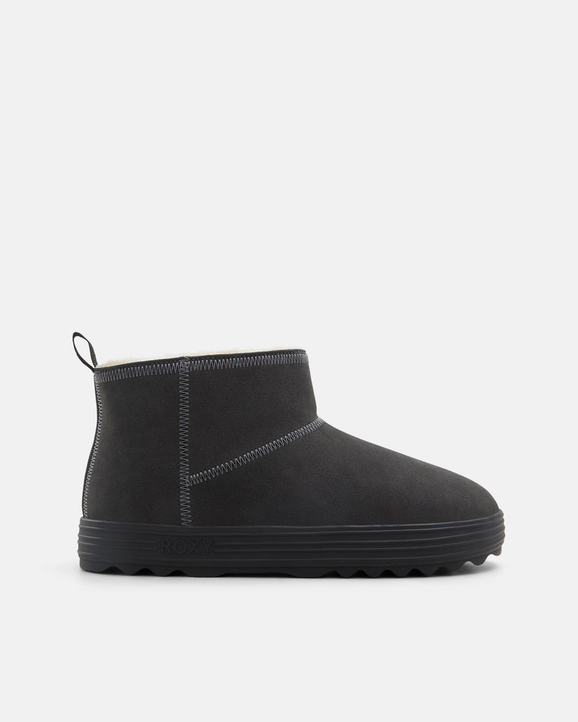 Women Roxy® Pow Bootie Boots Black | AHXS-70634