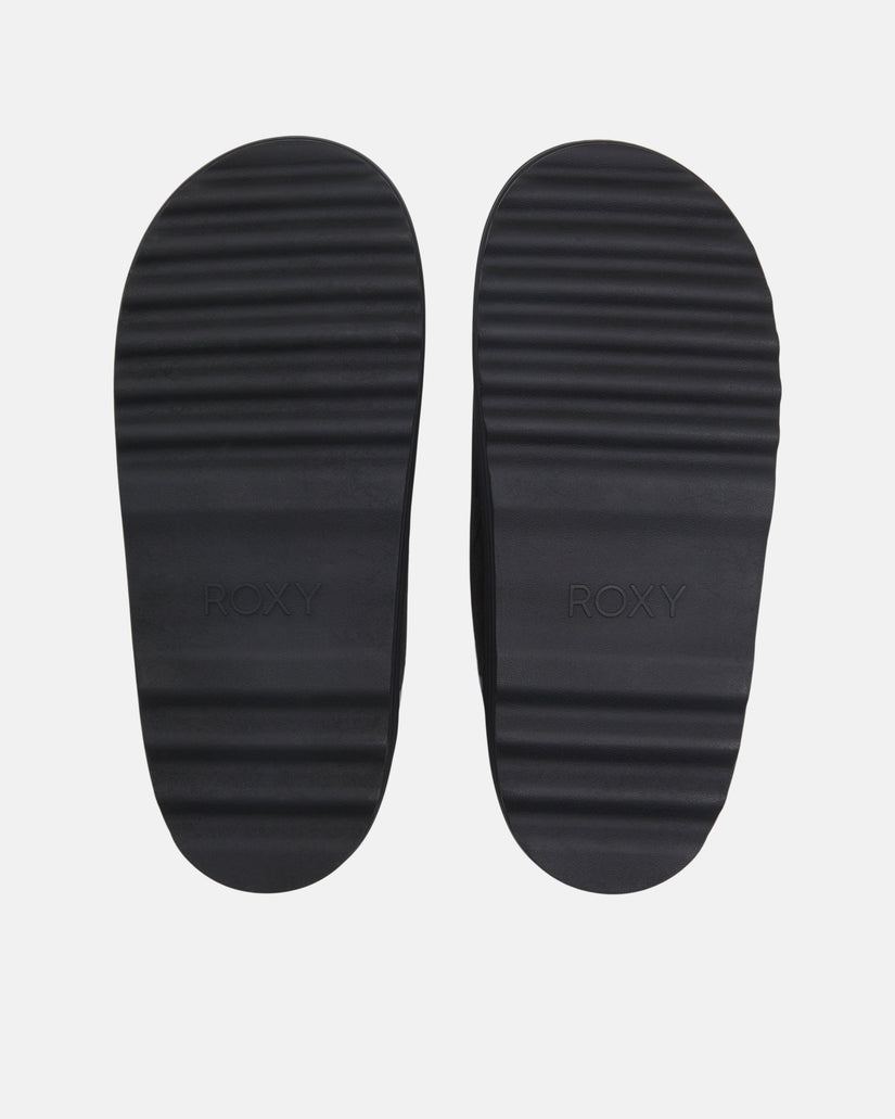 Women Roxy® Pow Bootie Boots Black | AHXS-70634