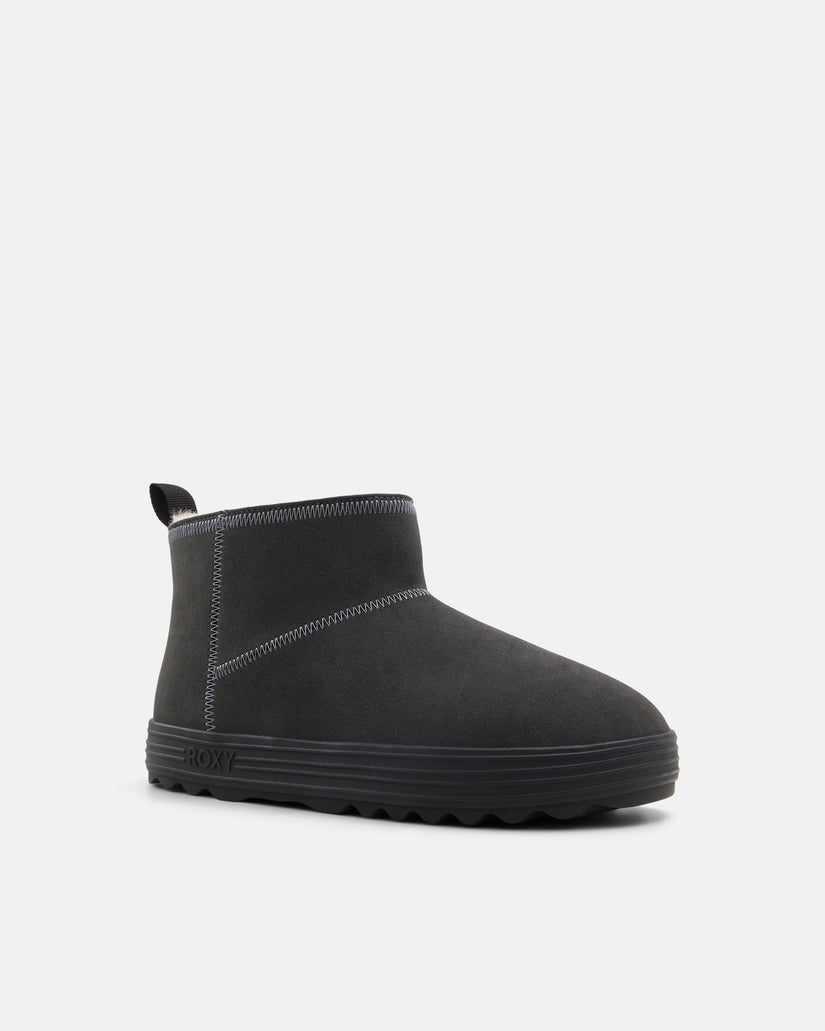 Women Roxy® Pow Bootie Boots Black | AHXS-70634