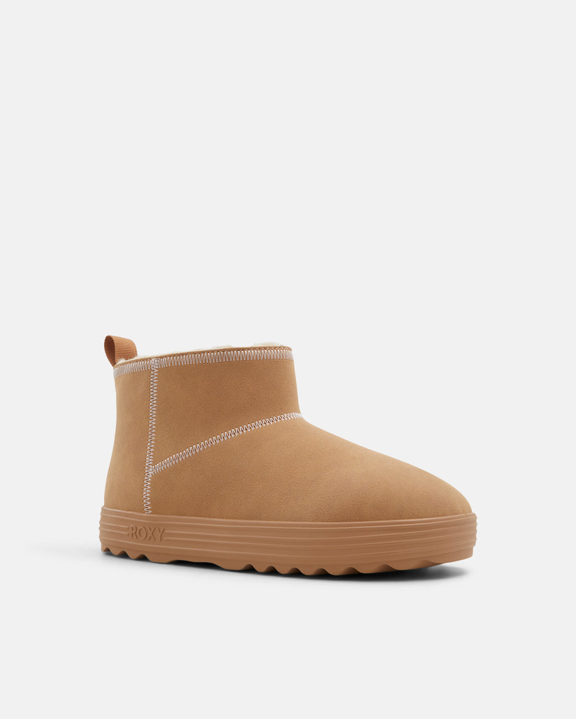 Women Roxy® Pow Bootie Boots Brown | ZAQG-65824