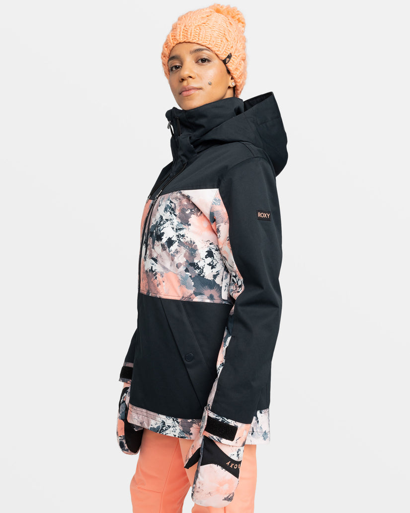 Women Roxy® Presence Parka Jackets Black | FHAQ-69354