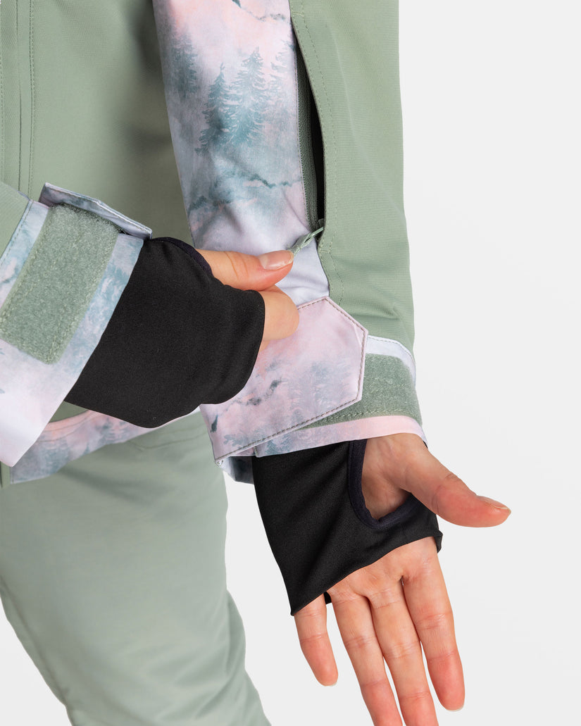 Women Roxy® Presence Parka Jackets Green | HWTY-49780