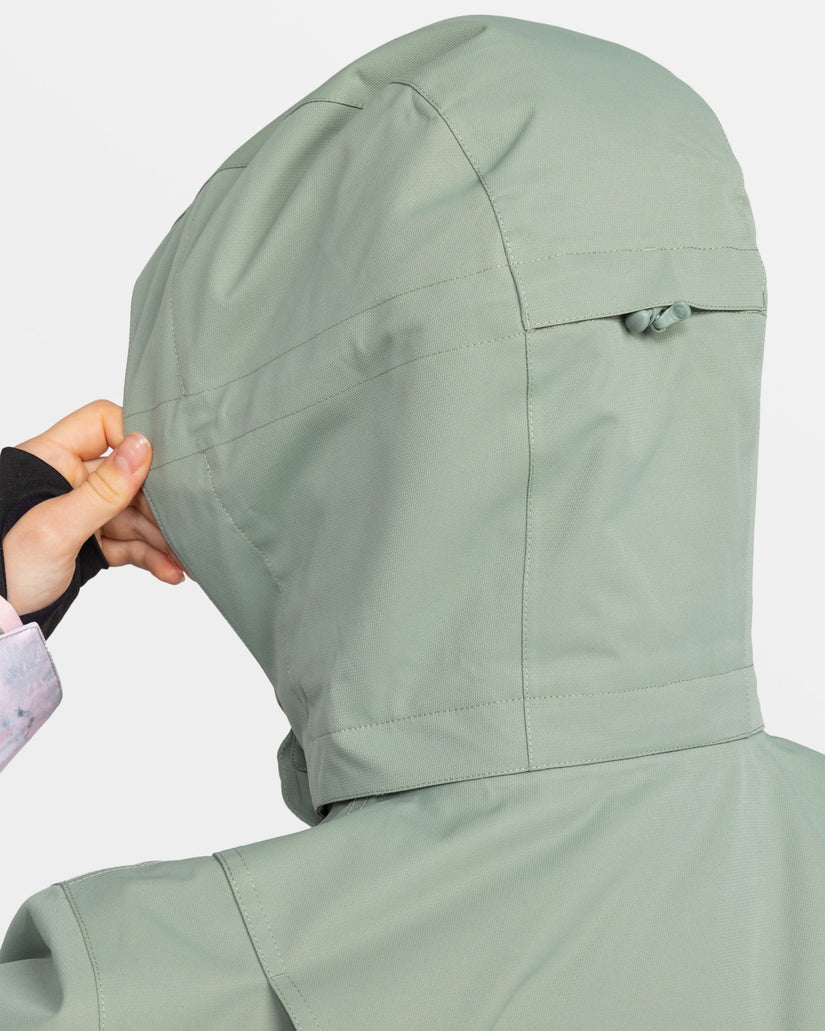 Women Roxy® Presence Parka Jackets Green | HWTY-49780