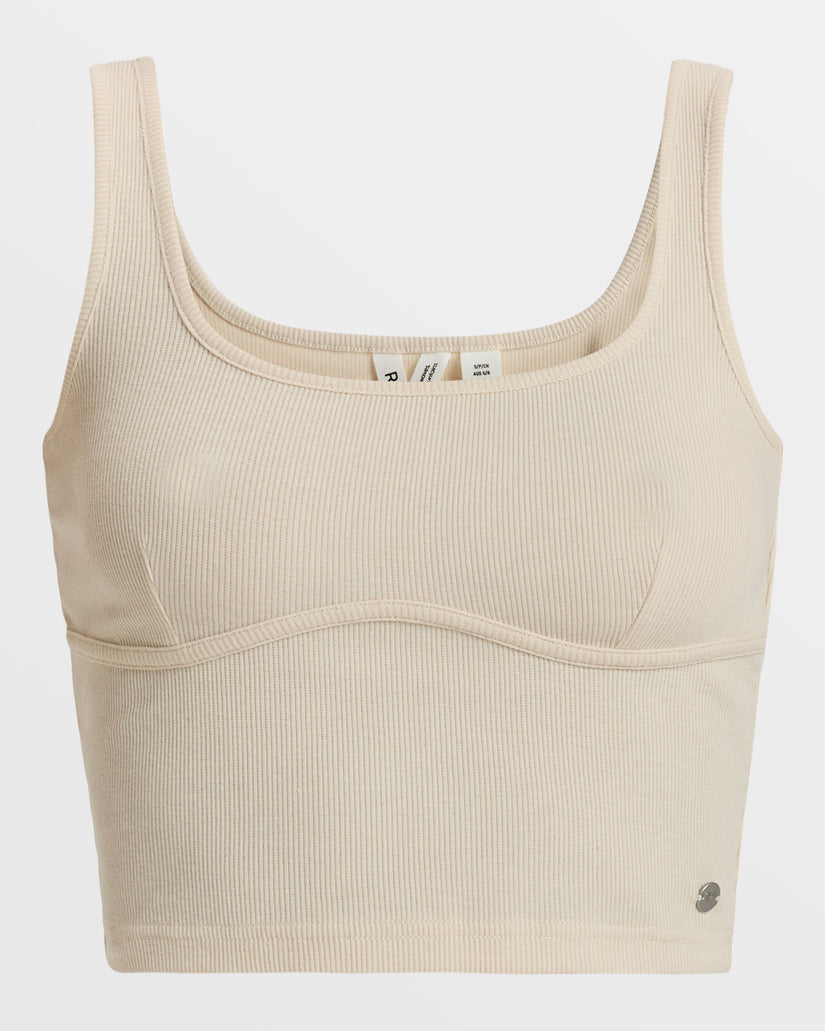 Women Roxy® Pretty Please Crop Tops White | KMRC-48390
