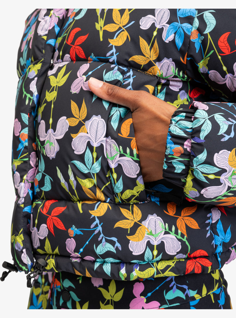 Women Roxy® ROWLEY X Cropped Winter Jackets Black | NRAY-32904