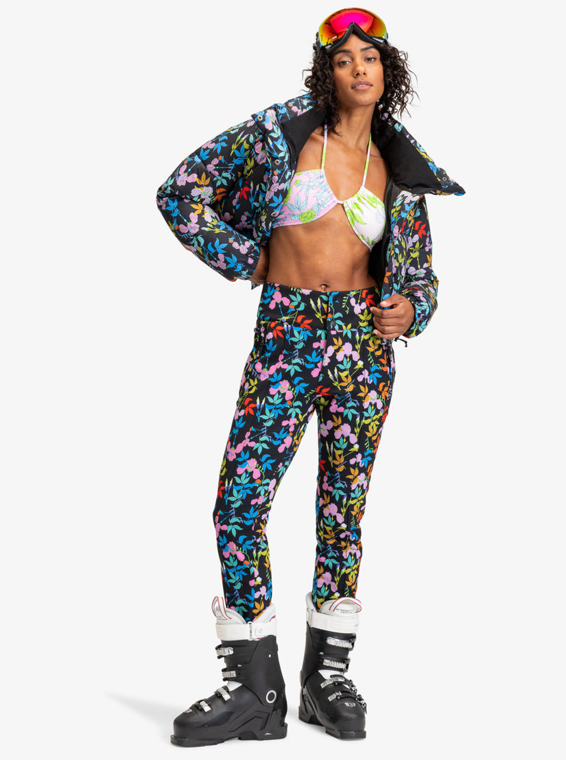 Women Roxy® ROWLEY X Cropped Winter Jackets Black | NRAY-32904