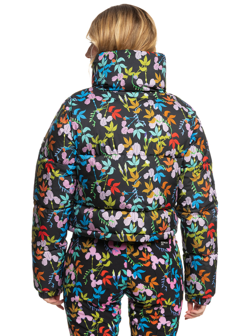 Women Roxy® ROWLEY X Cropped Winter Jackets Black | NRAY-32904