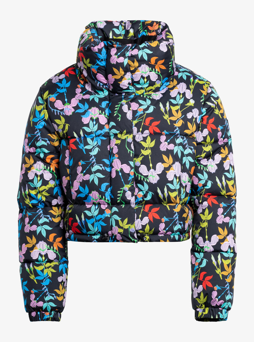 Women Roxy® ROWLEY X Cropped Winter Jackets Black | NRAY-32904