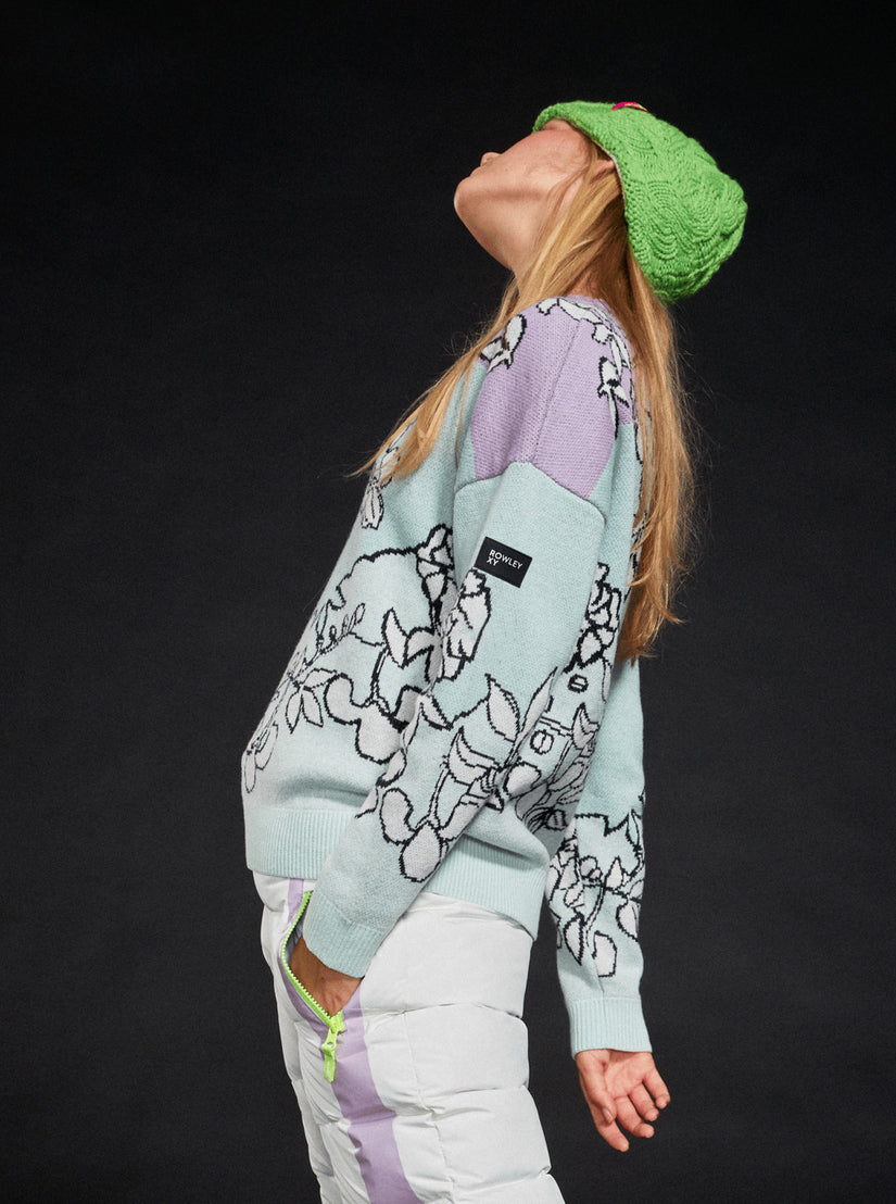 Women Roxy® ROWLEY X Technical Sweaters Light Turquoise | FGLK-67039