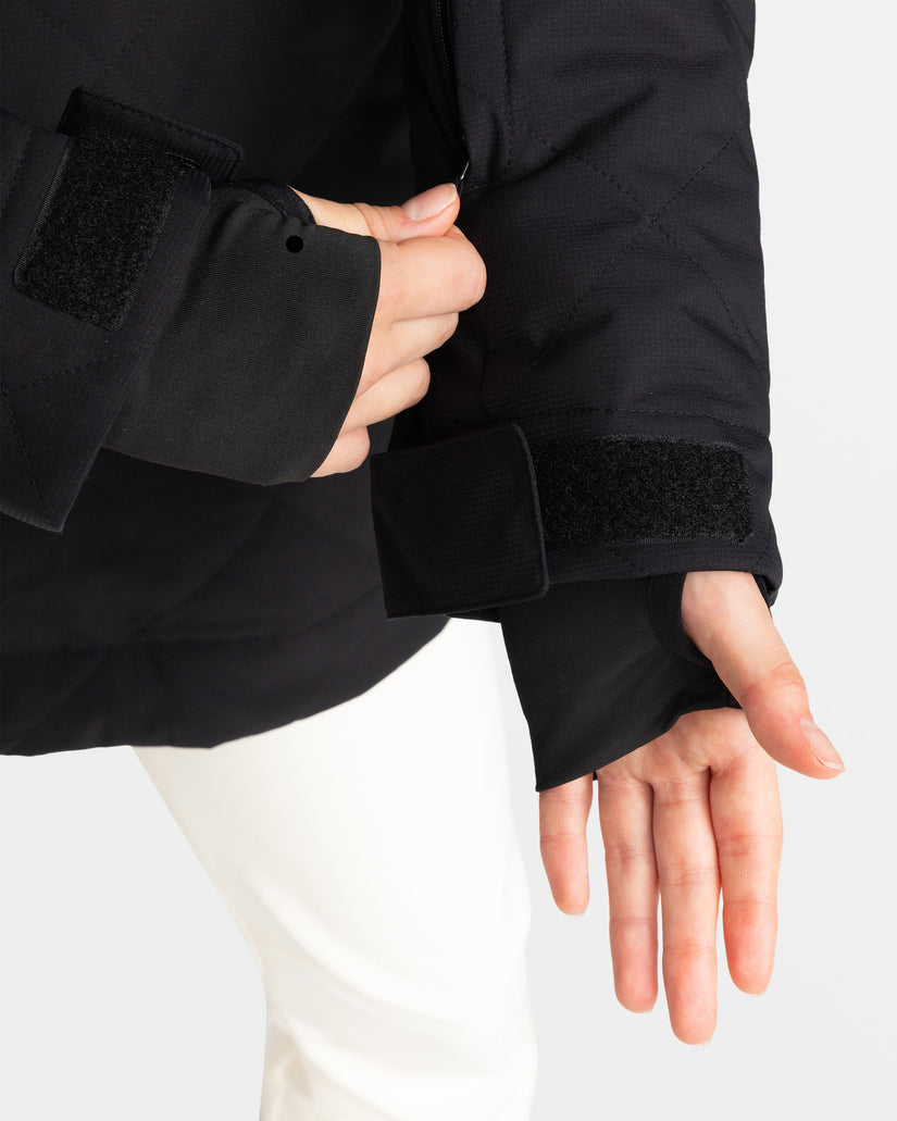 Women Roxy® Radiant Lines Overhead Snowboard Jackets Black | FOEK-93647