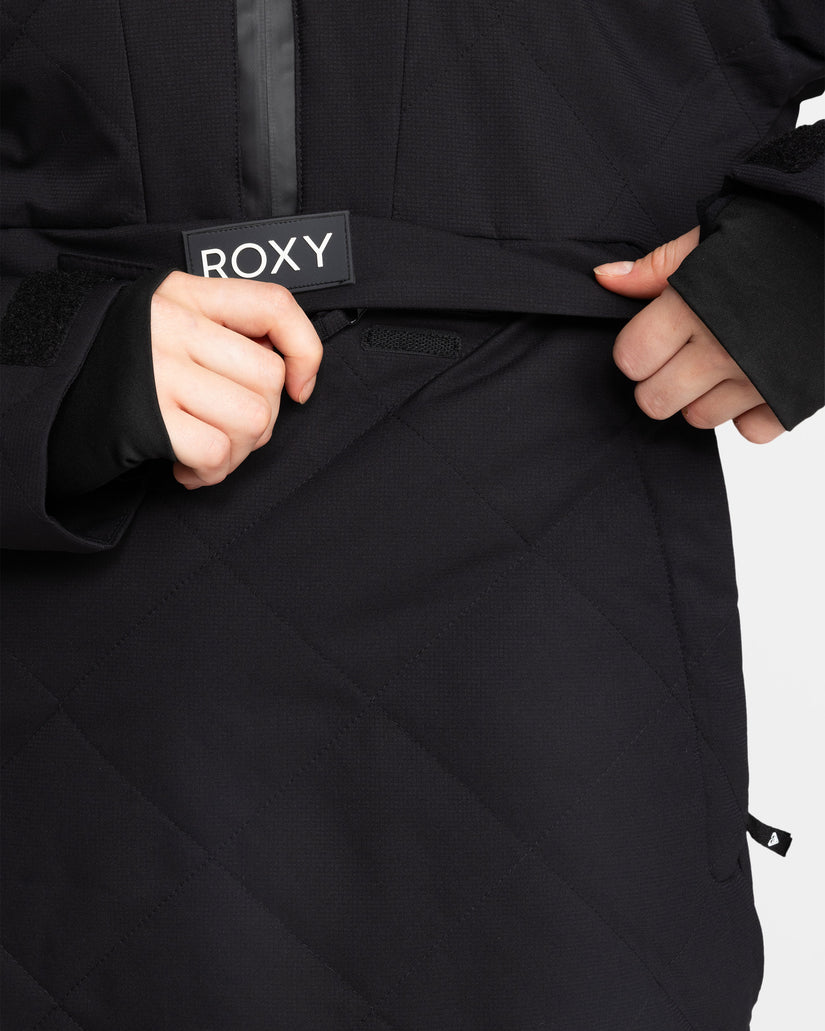 Women Roxy® Radiant Lines Overhead Snowboard Jackets Black | FOEK-93647