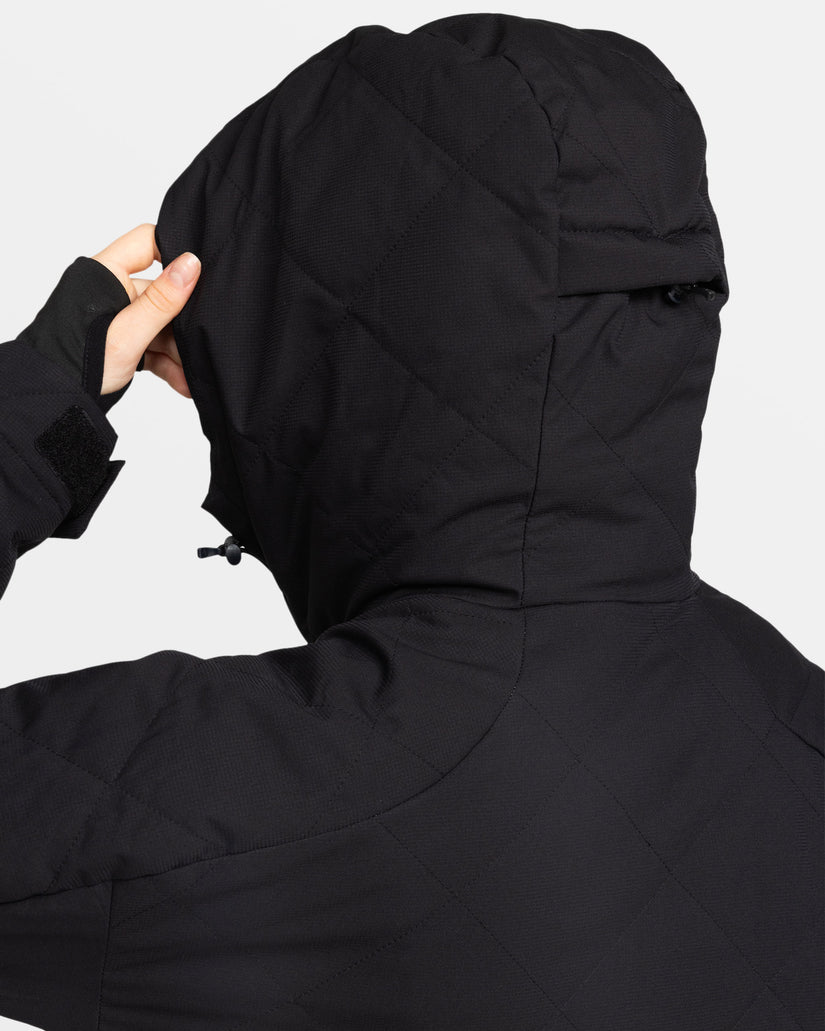 Women Roxy® Radiant Lines Overhead Snowboard Jackets Black | FOEK-93647