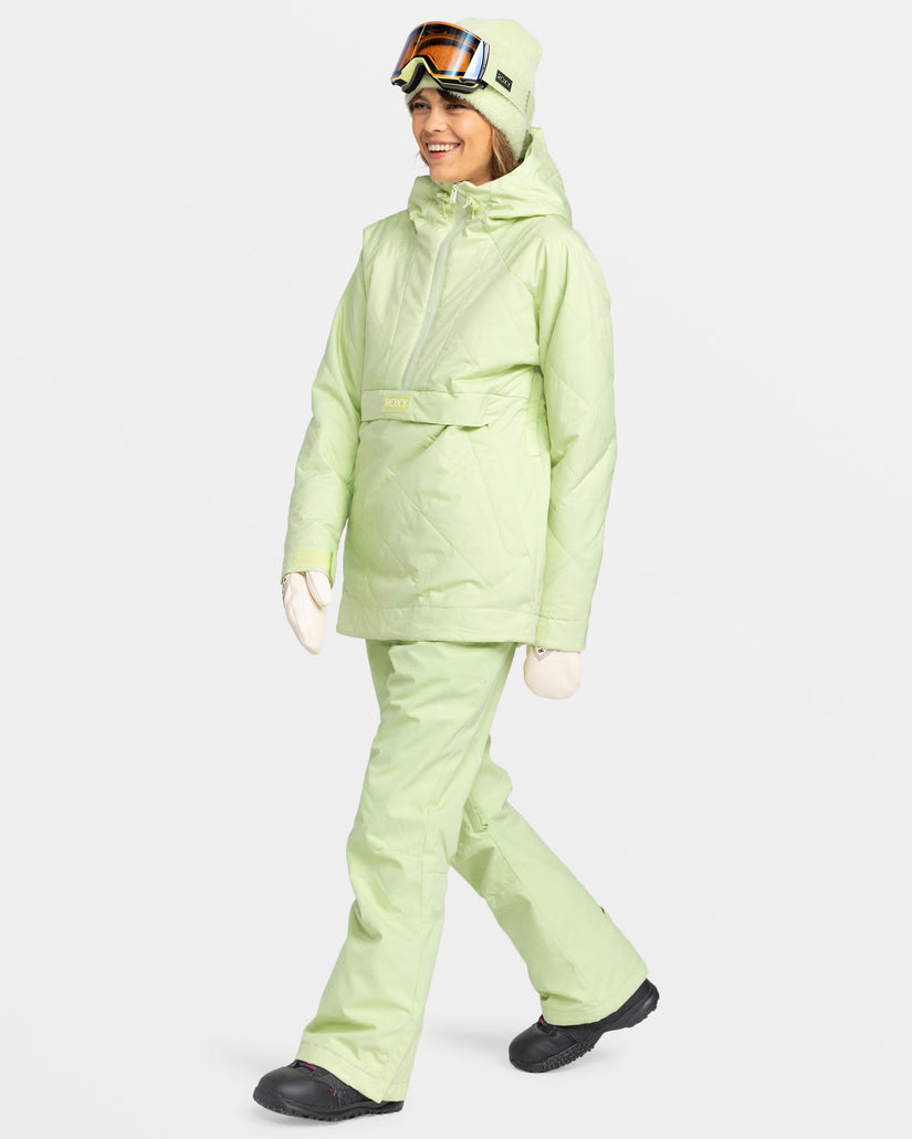 Women Roxy® Radiant Lines Overhead Snowboard Jackets Green | XIMF-58067