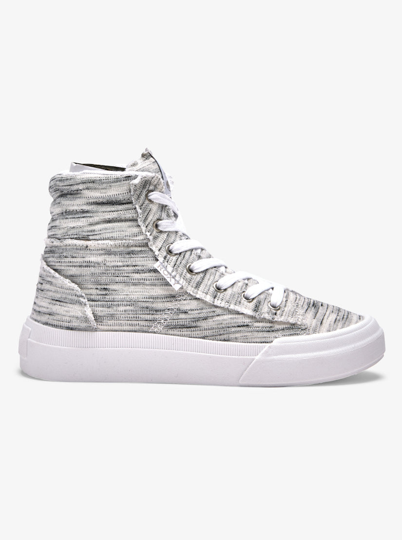 Women Roxy® Rae Mid-Top Sneakers Grey | JDLS-94761
