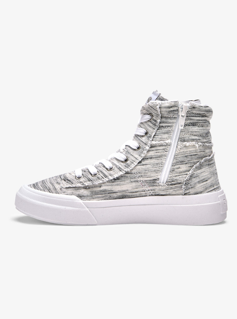 Women Roxy® Rae Mid-Top Sneakers Grey | JDLS-94761