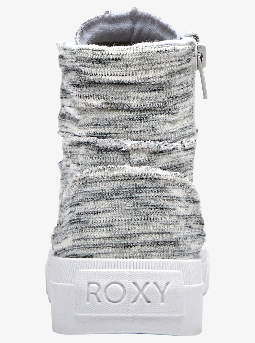 Women Roxy® Rae Mid-Top Sneakers Grey | JDLS-94761