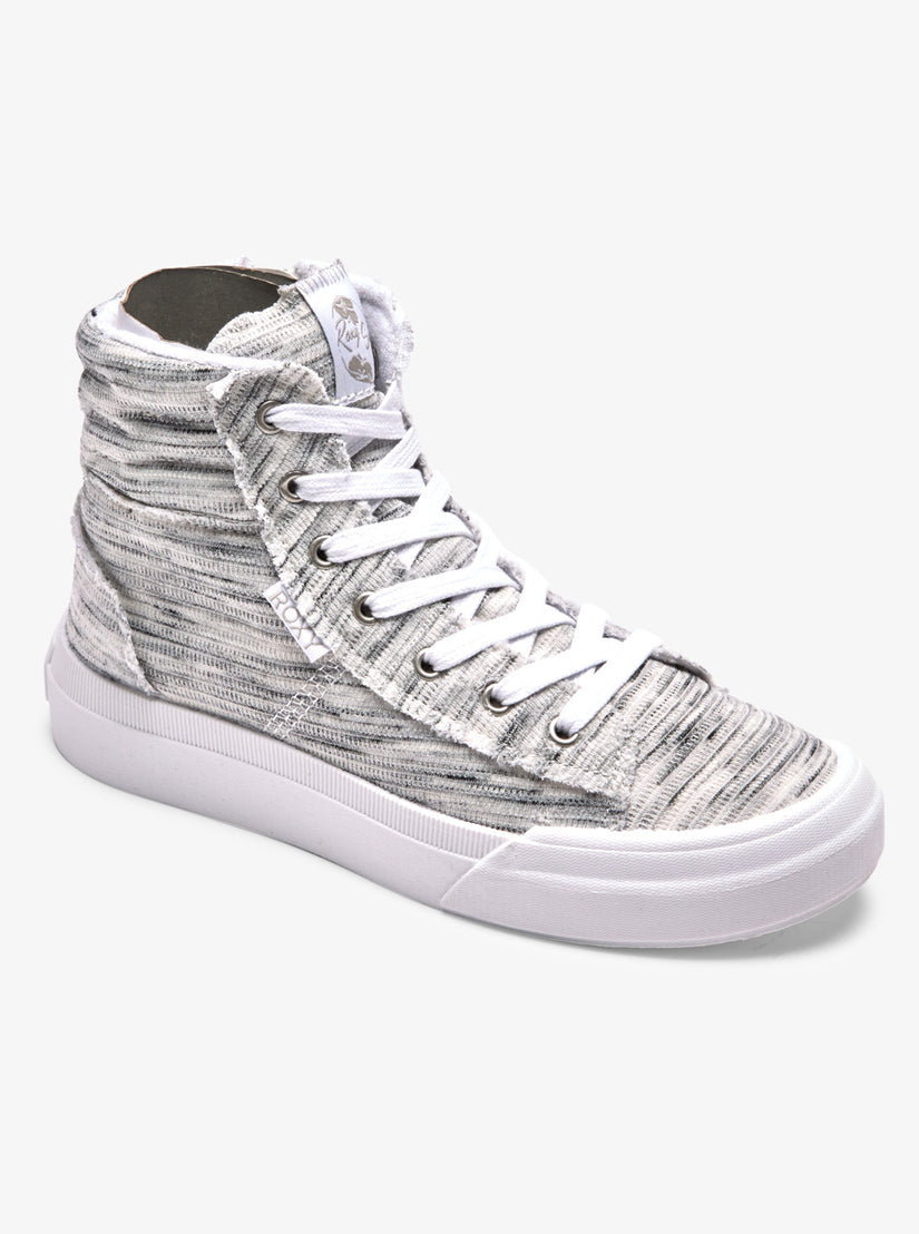 Women Roxy® Rae Mid-Top Sneakers Grey | JDLS-94761