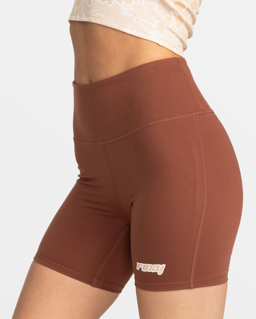 Women Roxy® Retro Sport Life Bike Shorts Brown | NETH-97206