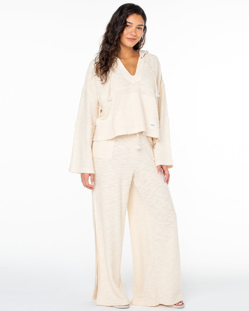 Women Roxy® Rich Coast Cropped Hoodie White | RKXQ-20761