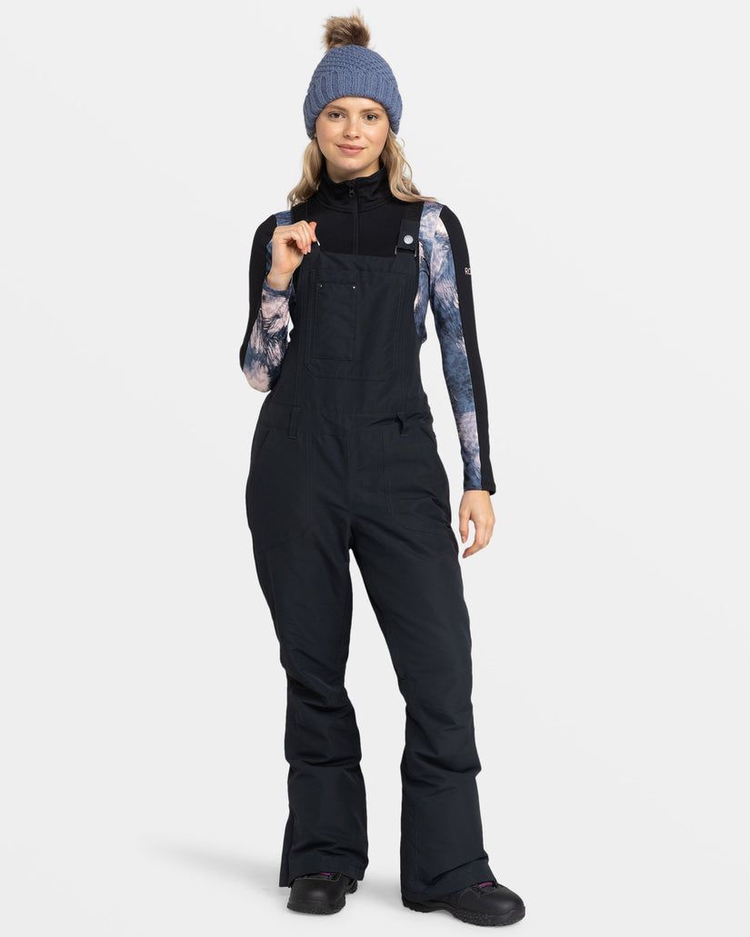 Women Roxy® Rideout Bib Snowboard Pants Black | ZESK-30758