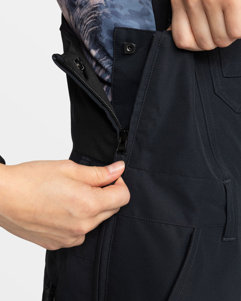 Women Roxy® Rideout Bib Snowboard Pants Black | ZESK-30758