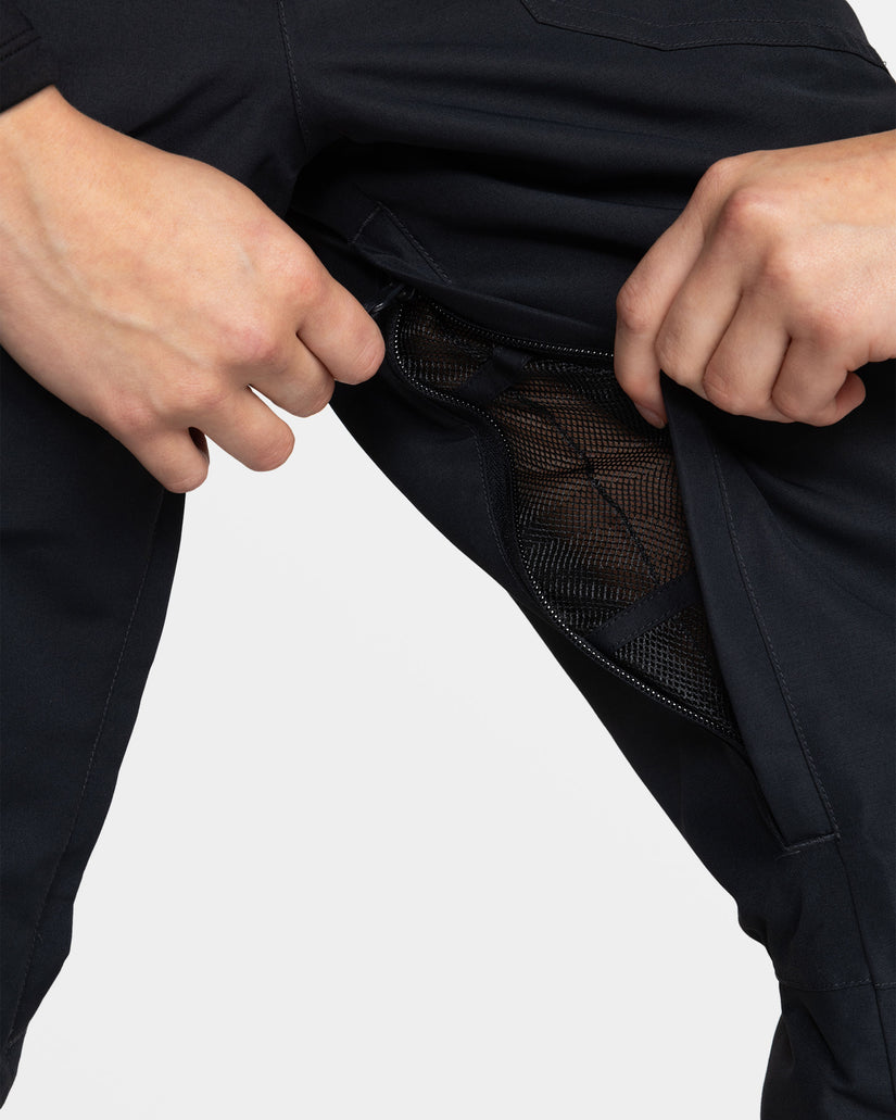 Women Roxy® Rideout Bib Snowboard Pants Black | ZESK-30758