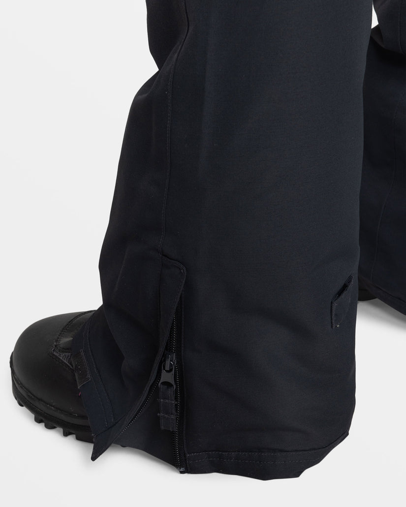 Women Roxy® Rideout Bib Snowboard Pants Black | ZESK-30758