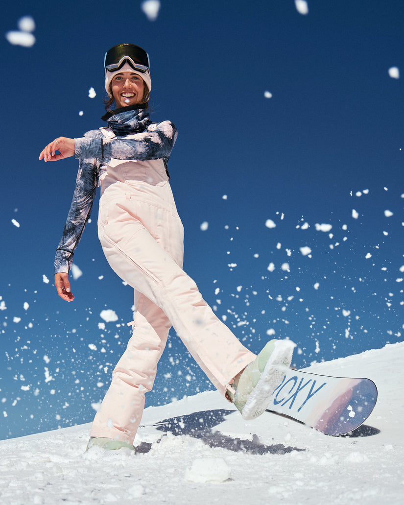Women Roxy® Rideout Bib Snowboard Pants White | UFLO-12853