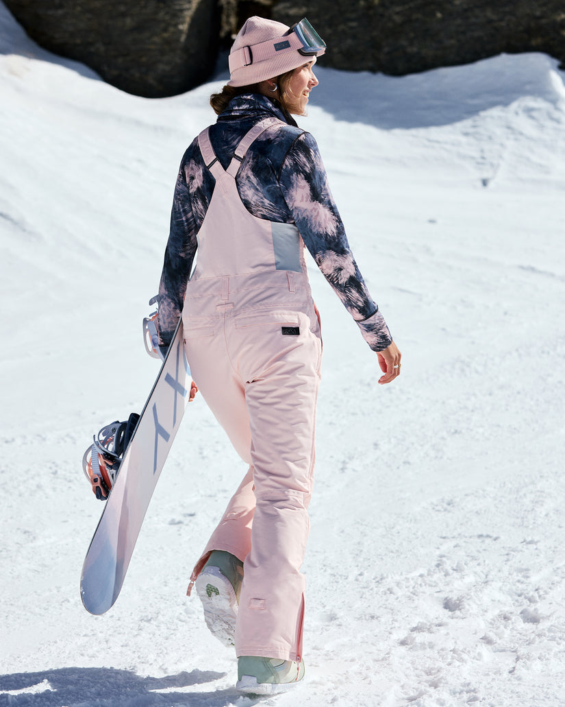 Women Roxy® Rideout Bib Snowboard Pants White | UFLO-12853