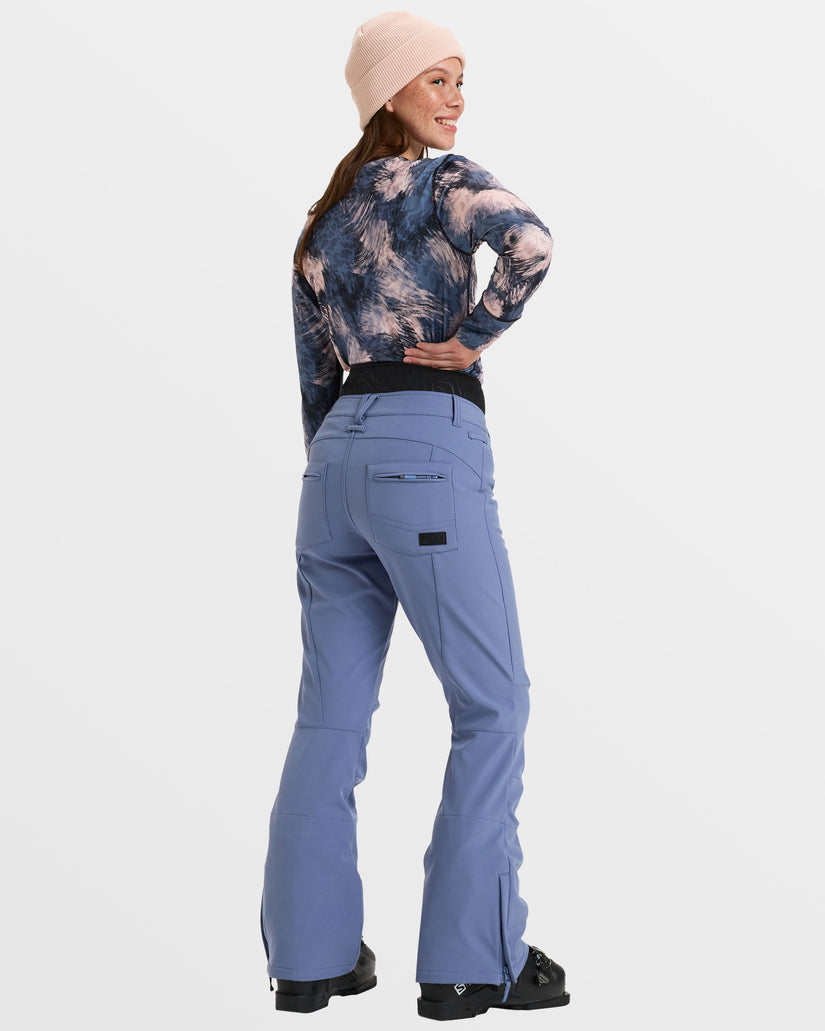 Women Roxy® Rising High Snowboard Pants Blue | USOR-82450
