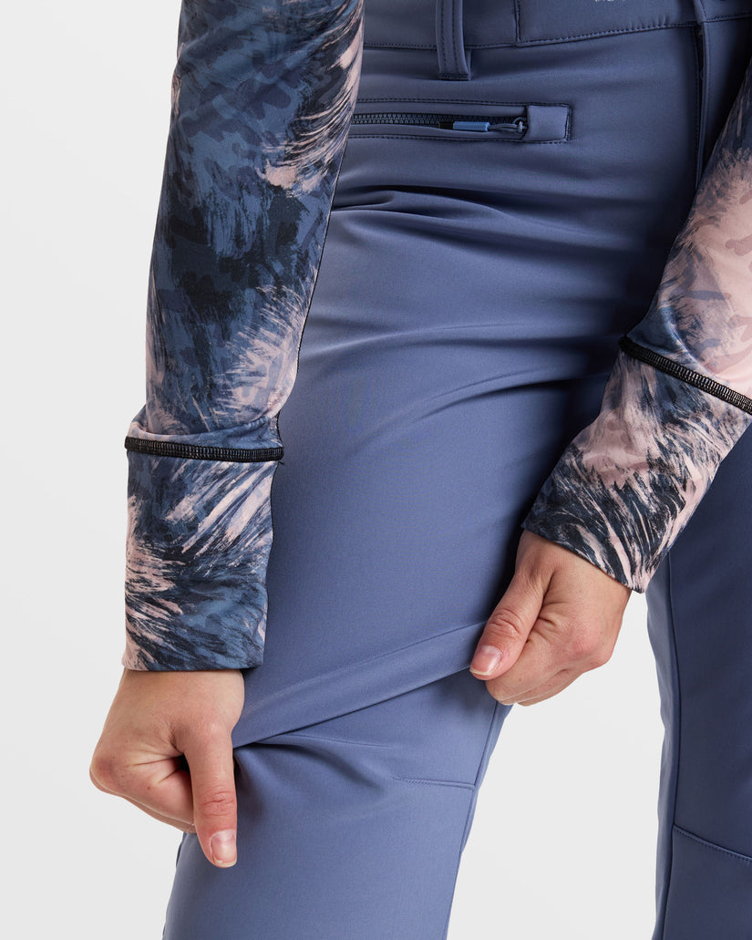 Women Roxy® Rising High Snowboard Pants Blue | USOR-82450