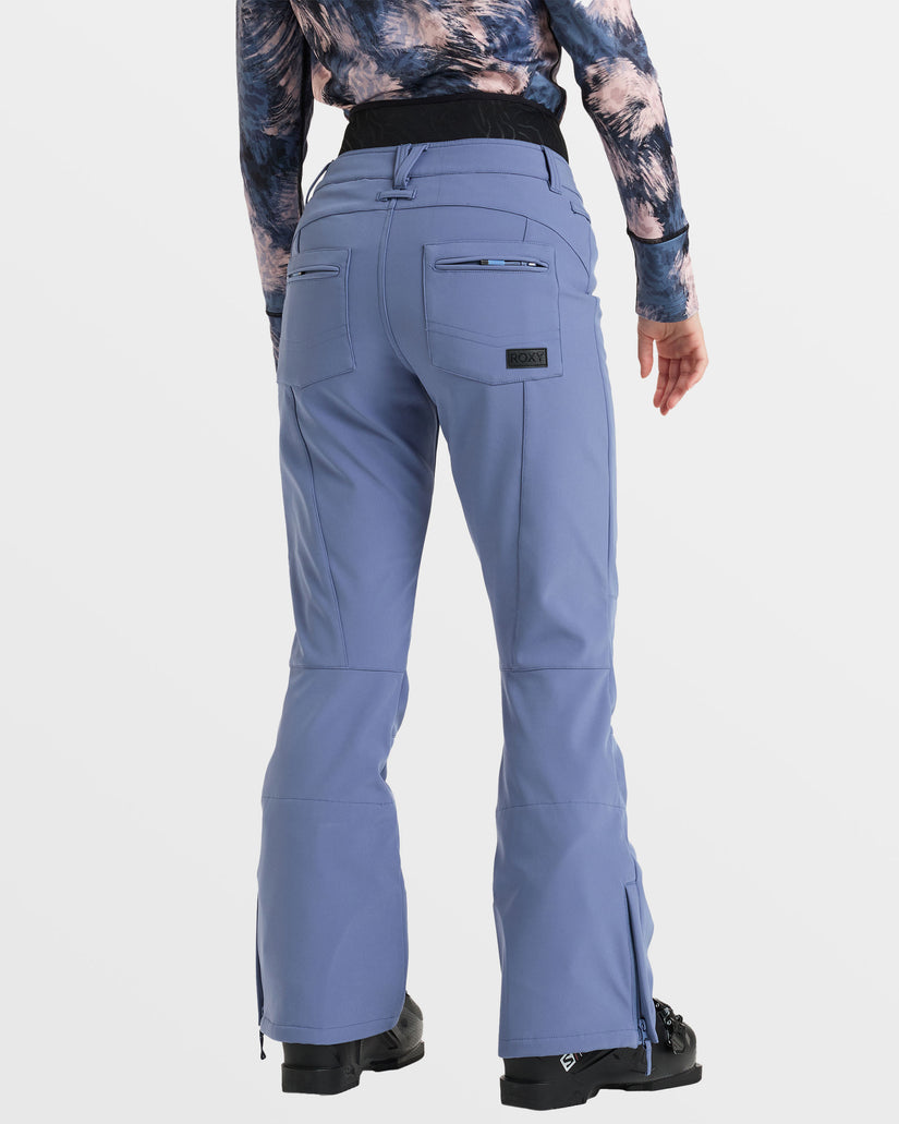 Women Roxy® Rising High Snowboard Pants Blue | USOR-82450