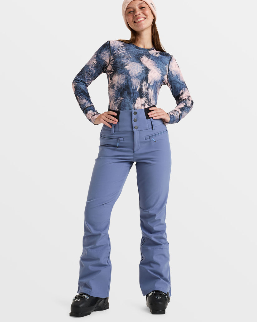 Women Roxy® Rising High Snowboard Pants Blue | USOR-82450