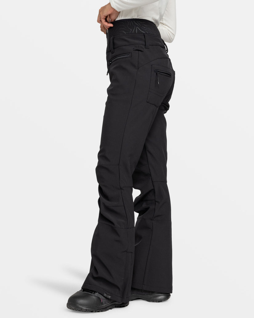 Women Roxy® Rising High Snowboard Pants Black | XLGB-49732