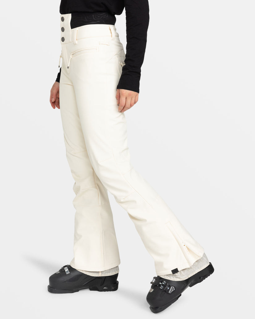 Women Roxy® Rising High Snowboard Pants White | UANZ-71865