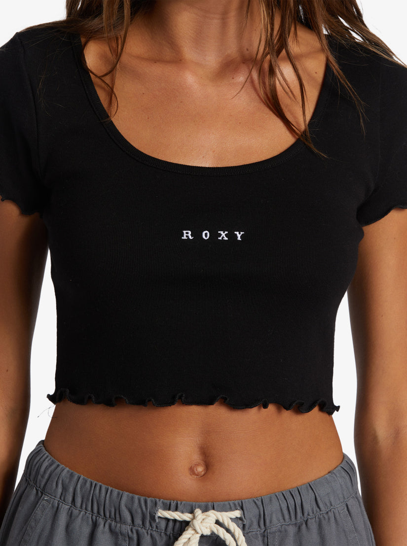 Women Roxy® Roxify Scoop Neck T-Shirt Dark Grey | TDNJ-97438