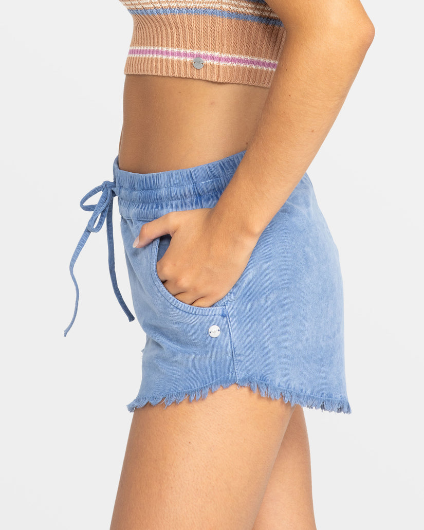 Women Roxy® Scenic Route Corduroy Shorts Blue | AZIF-02641