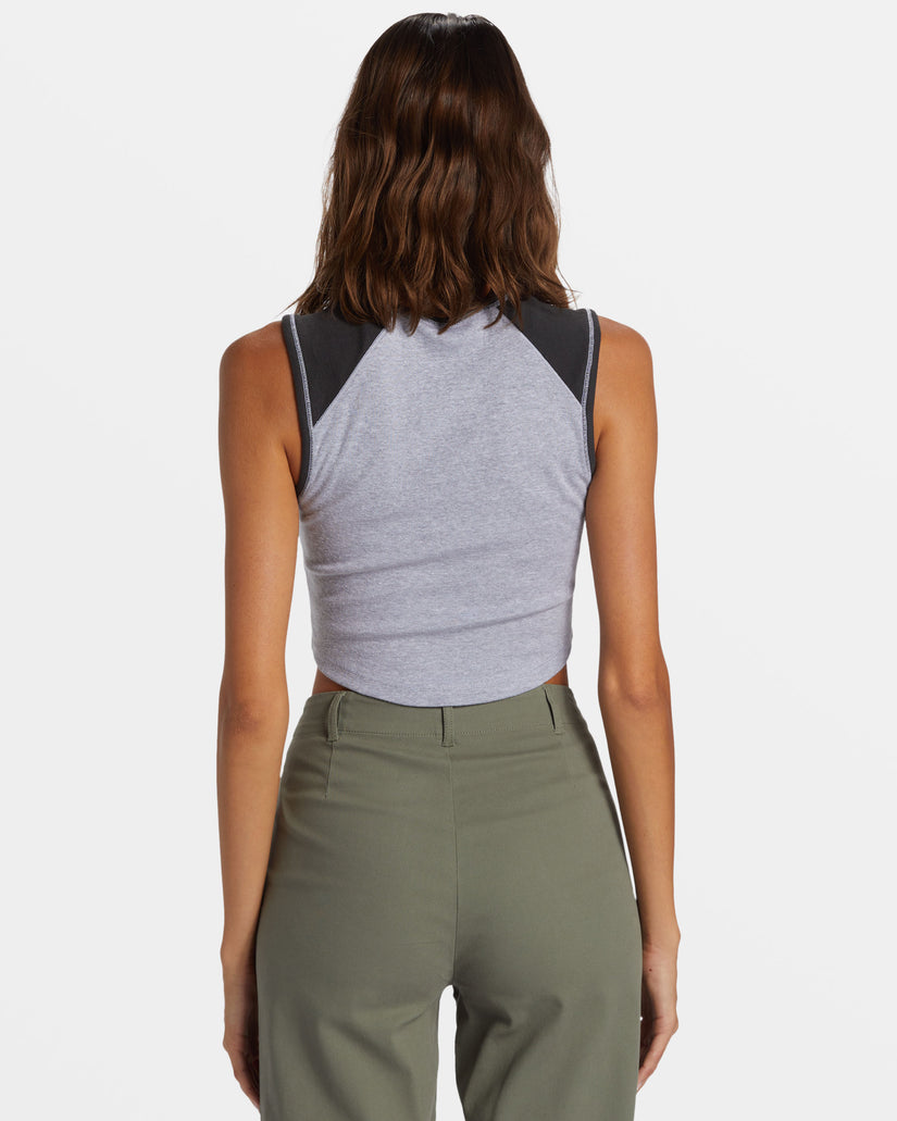 Women Roxy® Script Tank Top Grey | TQKO-83025