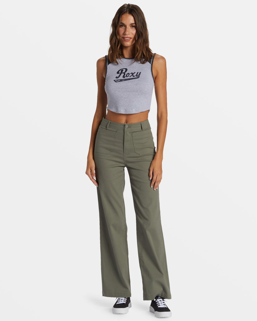 Women Roxy® Script Tank Top Grey | TQKO-83025