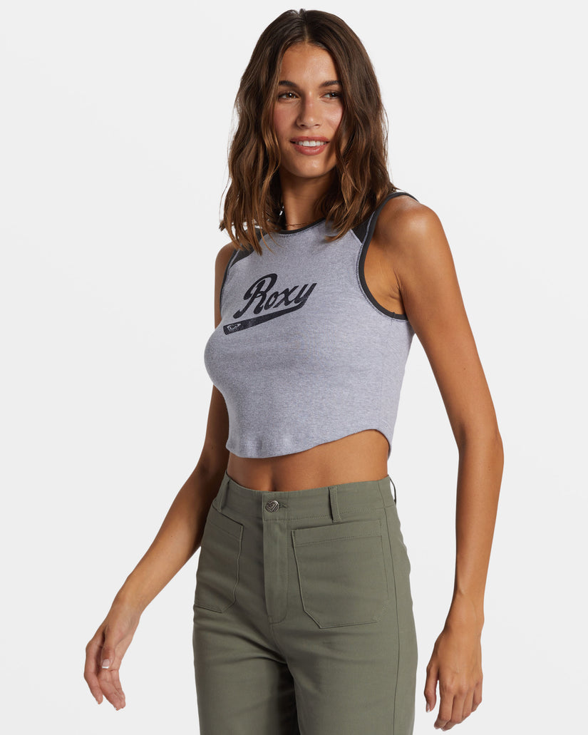 Women Roxy® Script Tank Top Grey | TQKO-83025
