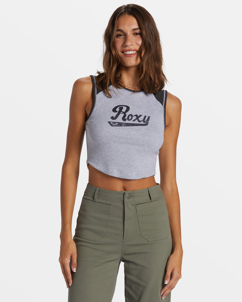 Women Roxy® Script Tank Top Grey | TQKO-83025